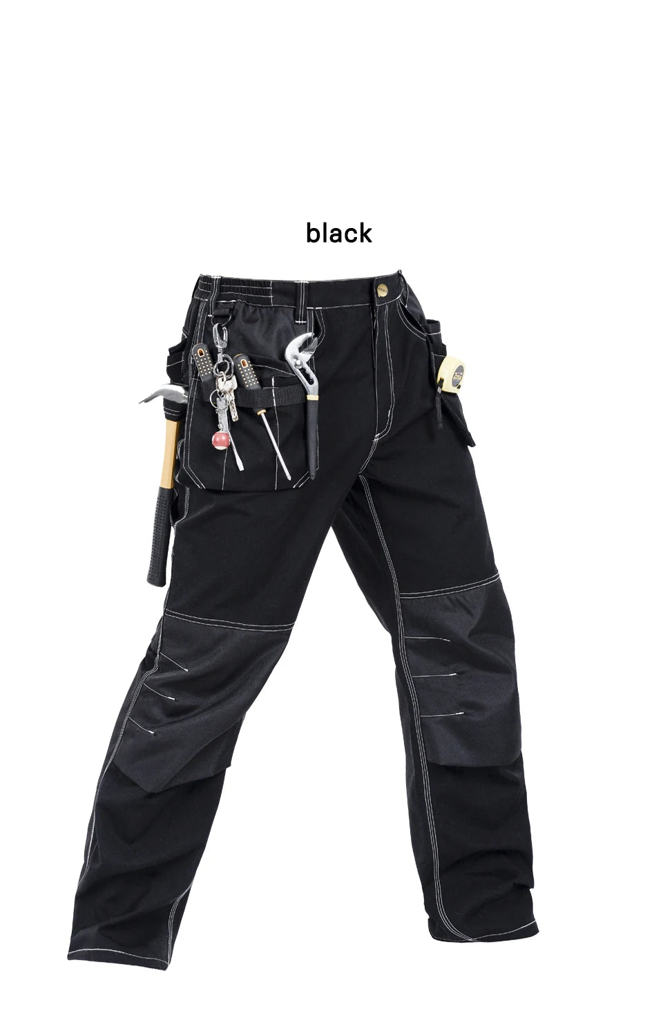 Men's Multi-Pocket Work Cargo Pants & Shorts | Polycotton Twill Mechanic Workwear — S to 3XL
