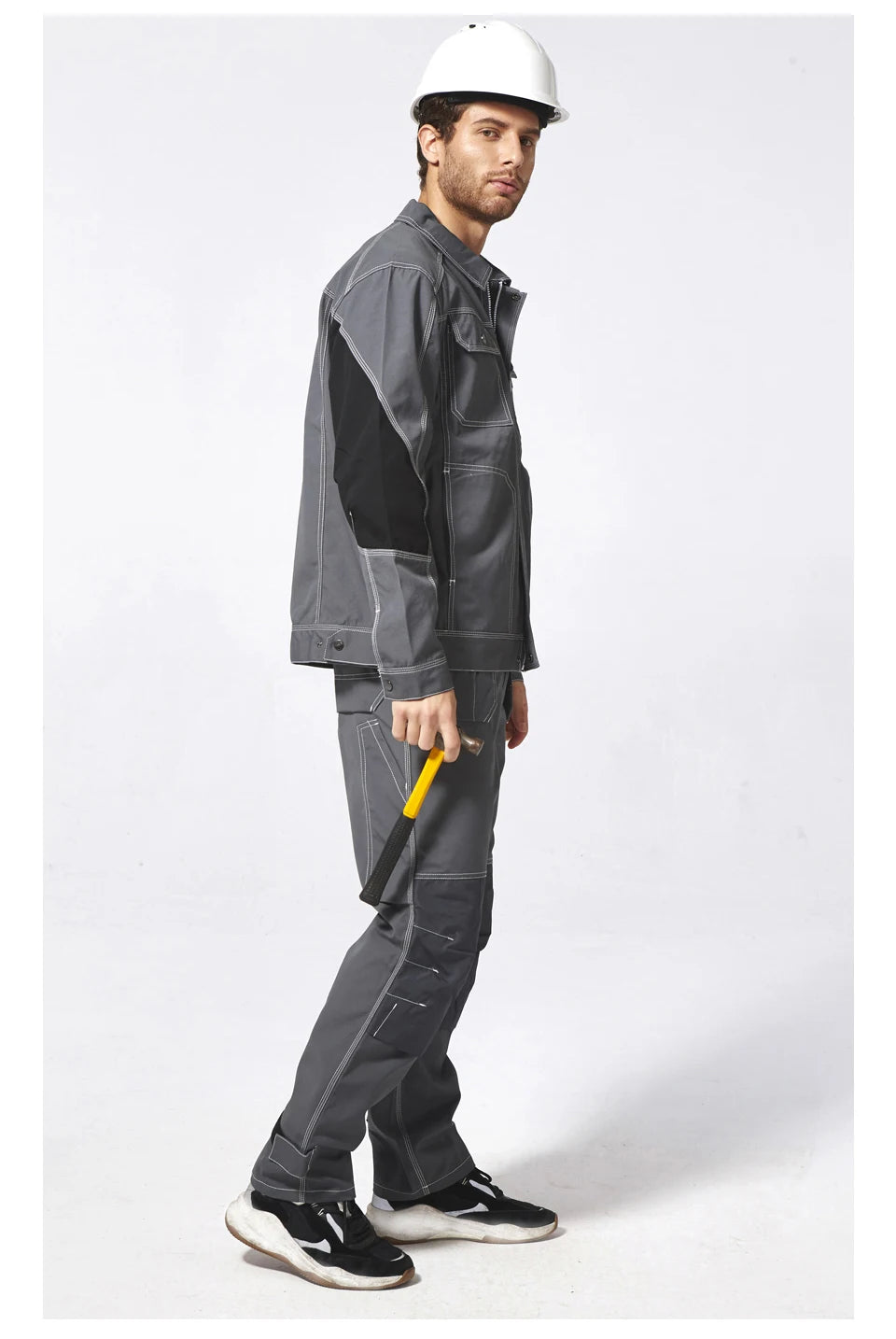 Men's Multi-Pocket Work Cargo Pants & Shorts | Polycotton Twill Mechanic Workwear — S to 3XL