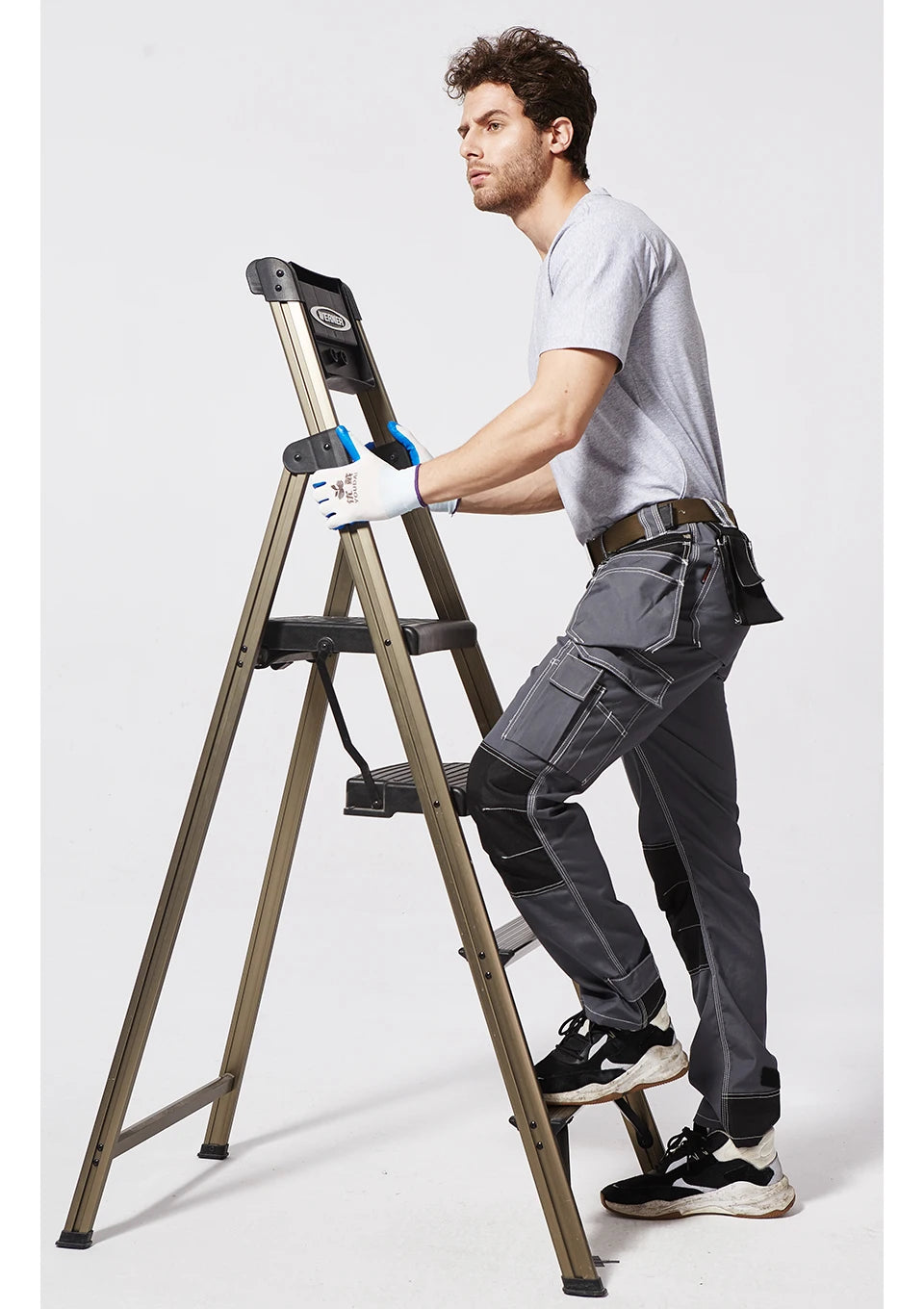 Men's Multi-Pocket Work Cargo Pants & Shorts | Polycotton Twill Mechanic Workwear — S to 3XL