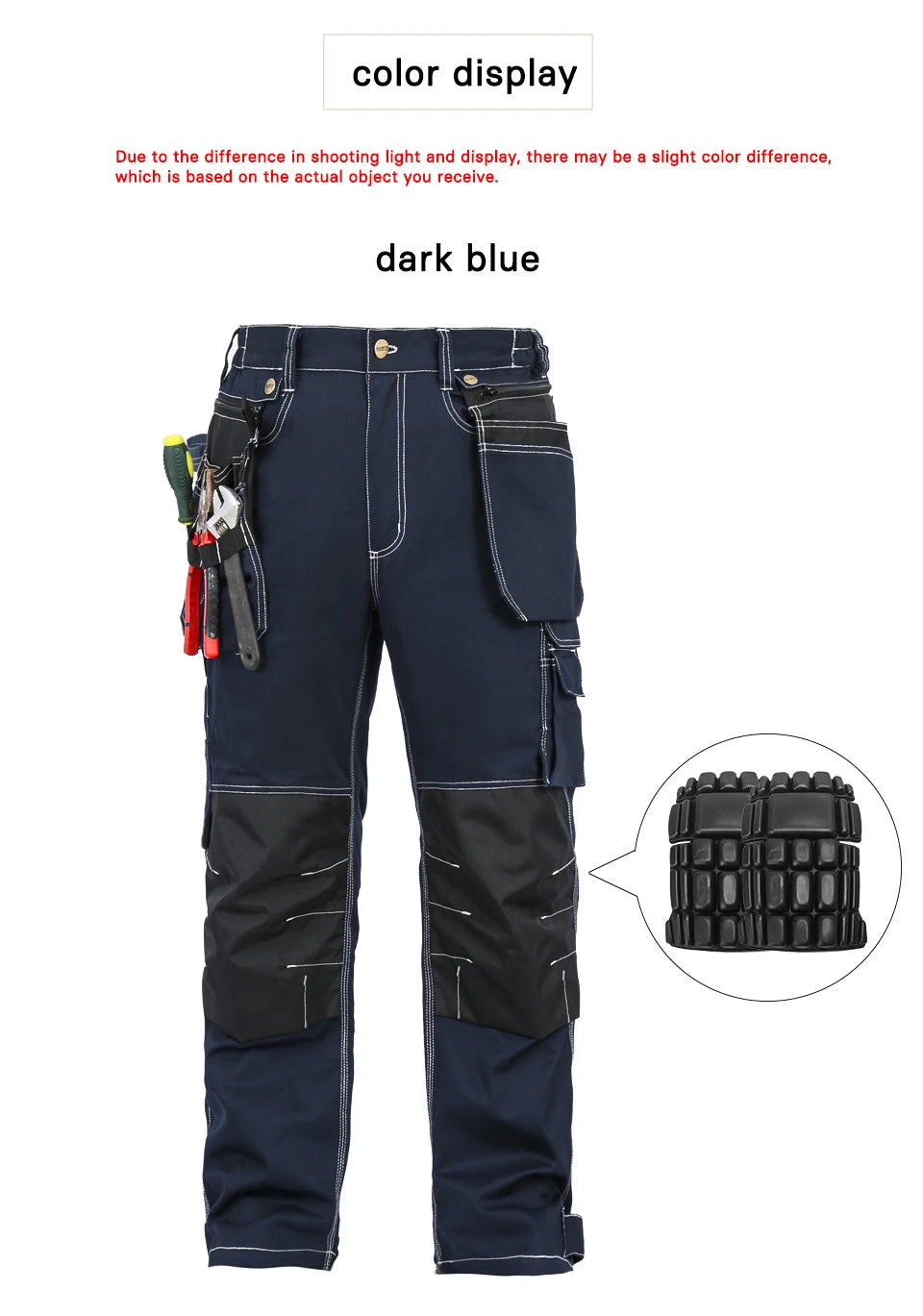 Men's Multi-Pocket Work Cargo Pants & Shorts | Polycotton Twill Mechanic Workwear — S to 3XL