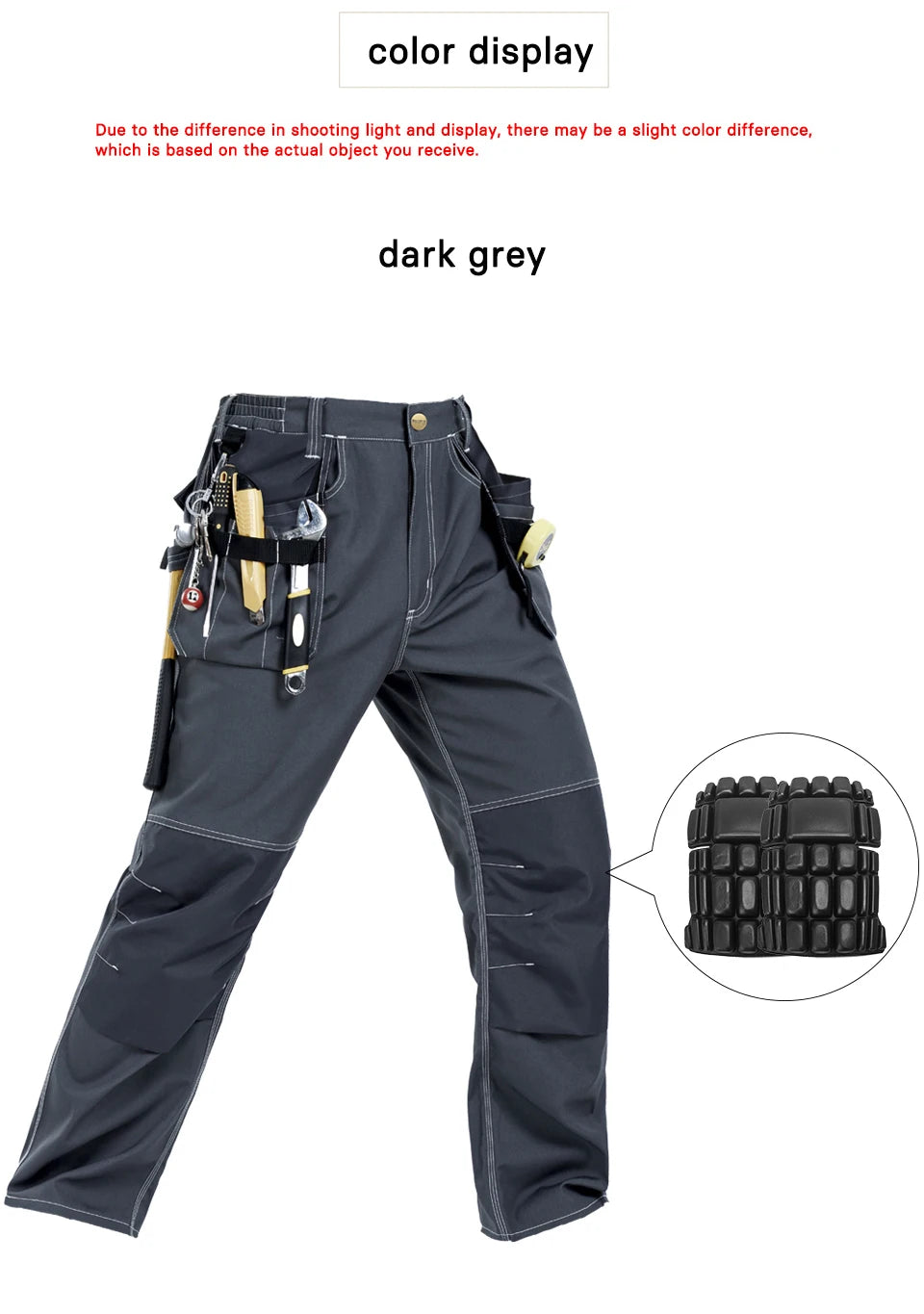 Men's Multi-Pocket Work Cargo Pants & Shorts | Polycotton Twill Mechanic Workwear — S to 3XL