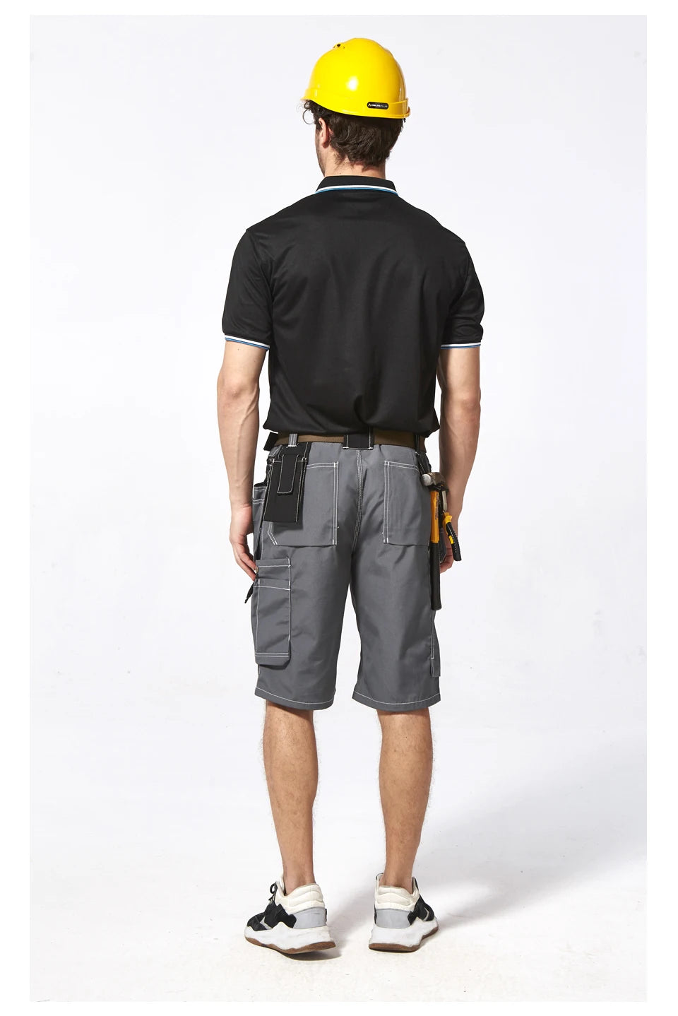 Men's Multi-Pocket Work Cargo Pants & Shorts | Polycotton Twill Mechanic Workwear — S to 3XL