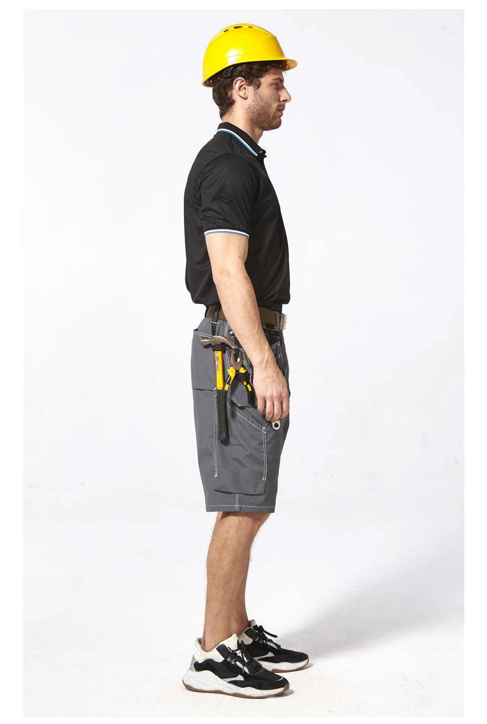 Men's Multi-Pocket Work Cargo Pants & Shorts | Polycotton Twill Mechanic Workwear — S to 3XL