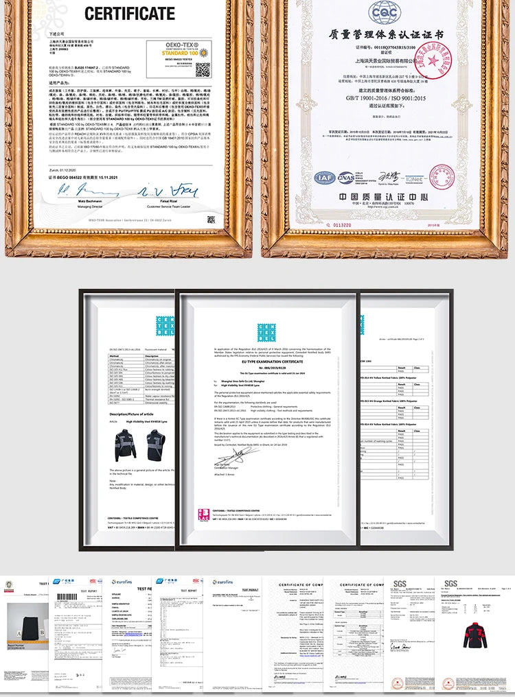 Pro Knee Pad Work Pants | Polycotton Twill Trousers with EVA Knee Pads & Reflective Tapes