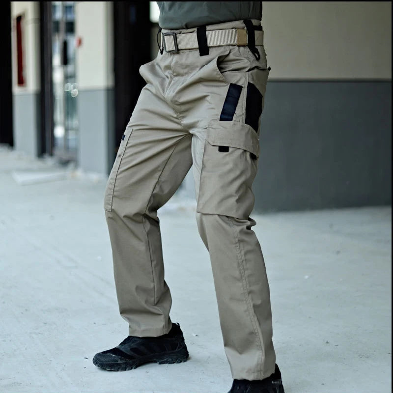 Pro Tactical Cargo Work Pants | Waterproof Multi-Pocket Trousers for Outdoor & Workwear