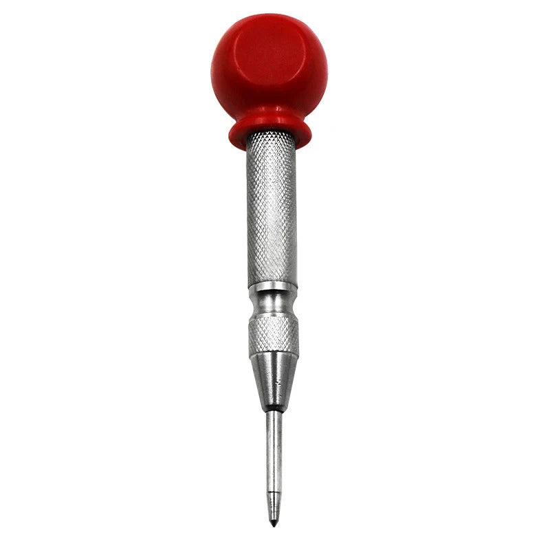 Pro Automatic Center Punch | Spring-Loaded Metal & Wood Marking Tool — 6 Colors