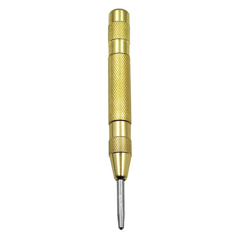 Pro Automatic Center Punch | Spring-Loaded Metal & Wood Marking Tool — 6 Colors