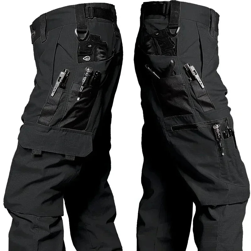 Pro Tactical Cargo Work Pants | Waterproof Multi-Pocket Trousers for Outdoor & Workwear