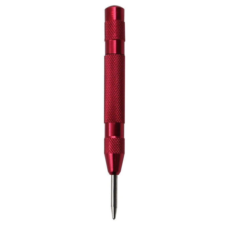 Pro Automatic Center Punch | Spring-Loaded Metal & Wood Marking Tool — 6 Colors