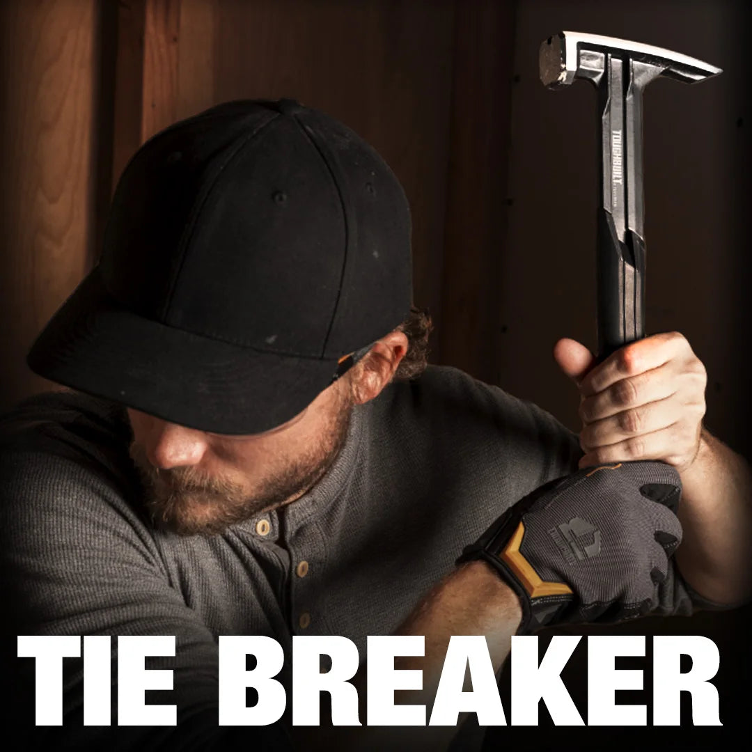 ToughBuilt Steel Rip Hammer | Titanium Steel Claw Hammer with Magnetic Nail Starter — 16 oz & 18 oz