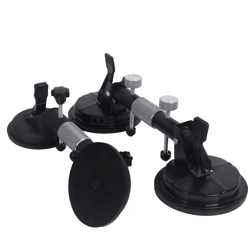 Pro Dual-Handle Ratchet Suction Cup Seam Setter | Aluminum Alloy Stone & Tile Alignment Tool