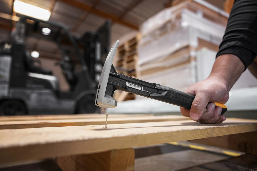 ToughBuilt Steel Rip Hammer | Smooth Face with Magnetic Nail Starter — 16 oz & 18 oz