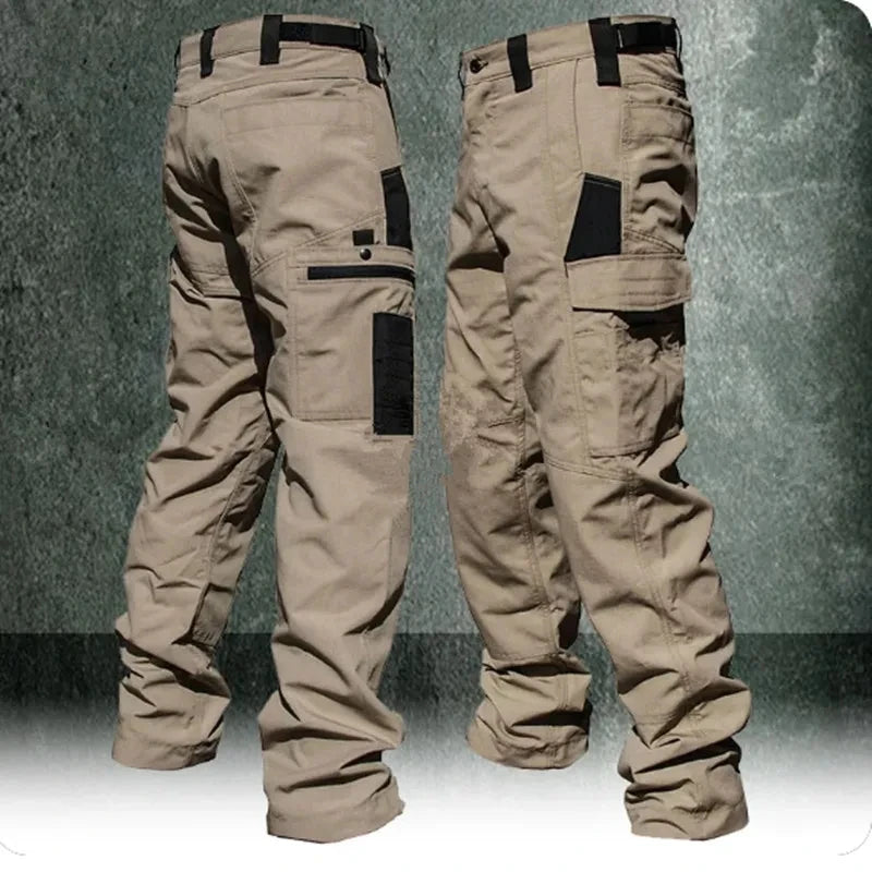 Pro Wear-Resistant Cargo Work Pants | Multi-Pocket Tactical Trousers for Outdoor & Daily Wear