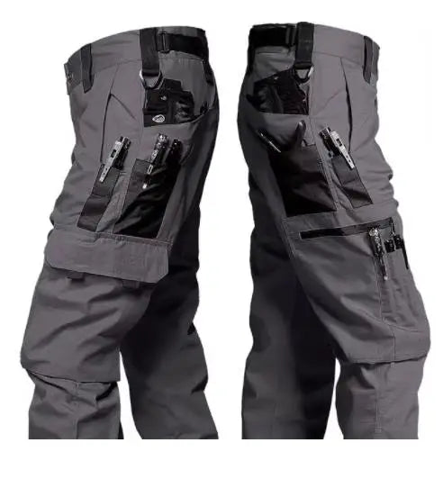 Pro Wear-Resistant Cargo Work Pants | Multi-Pocket Tactical Trousers for Outdoor & Daily Wear