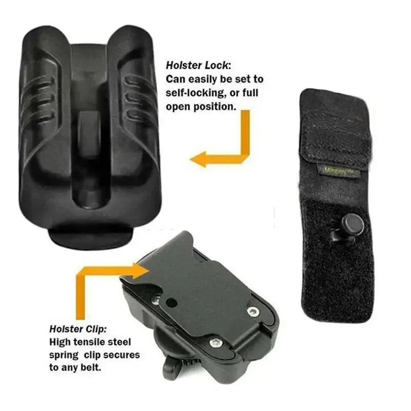 Pro Tool Holster | Multi-Function Belt Clip for Drill, Hammer & Wrench