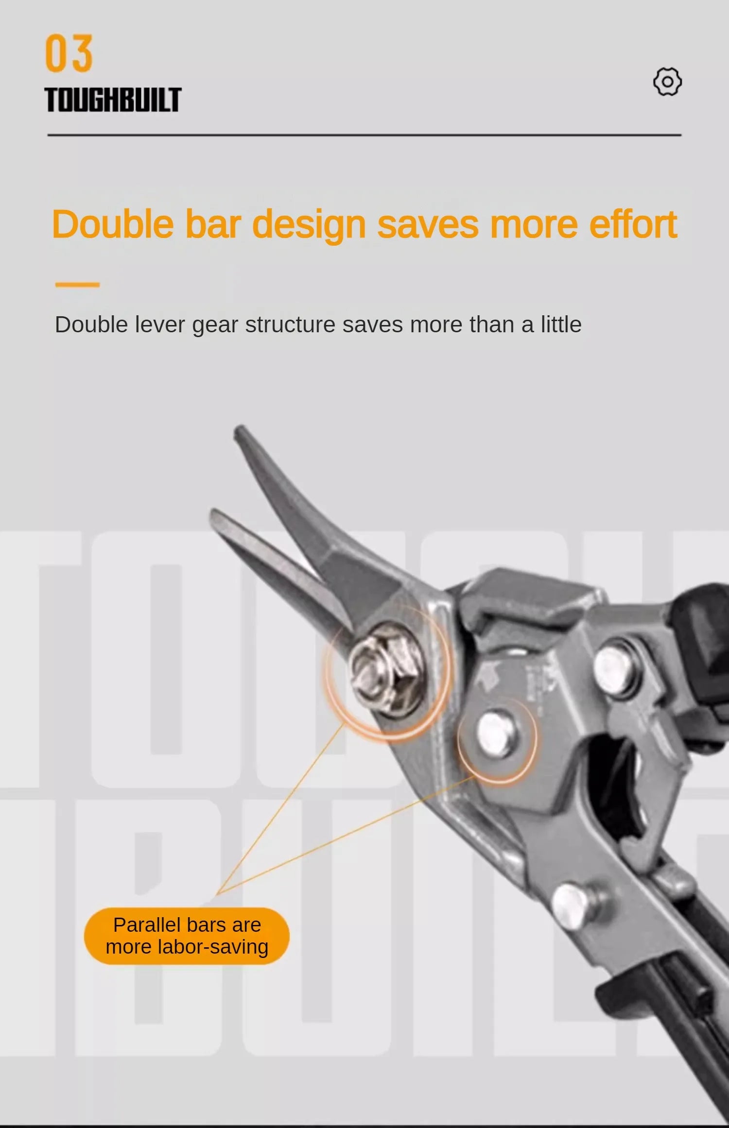 ToughBuilt Aviation Snips | Carbon Steel Cut Shears — Left, Right, Straight & Offset Long