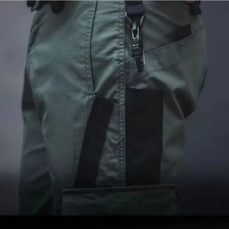 Men's Waterproof Multi-Pocket Cargo Pants | Straight-Leg Work & Outdoor Trousers — S to 3XL