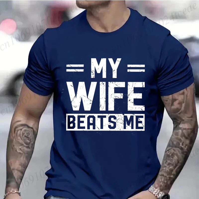 Men's Funny Husband Graphic T-Shirt | Short Sleeve Cotton Novelty Tee — S to 5XL