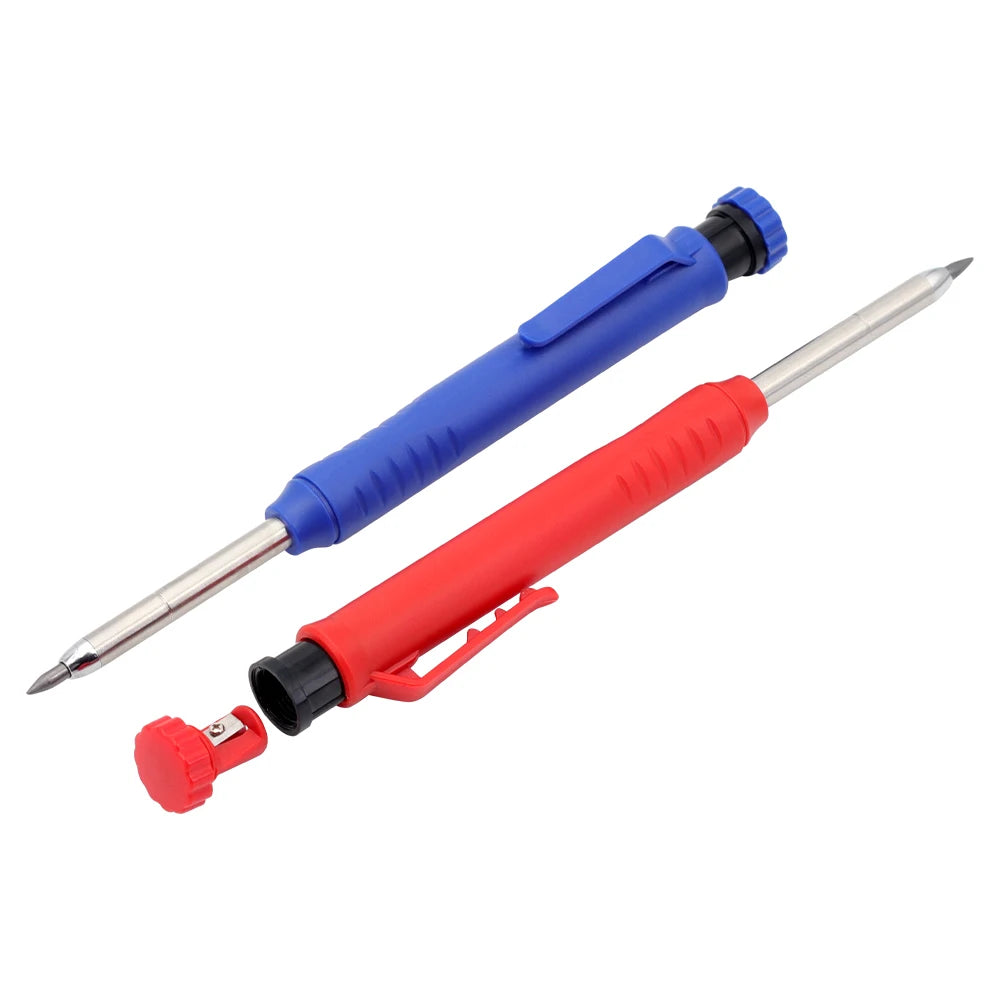 JOMPENS Carpenter Mechanical Pencil Set | 0.7mm Marking Pencil with 2 Boxes Lead Refills
