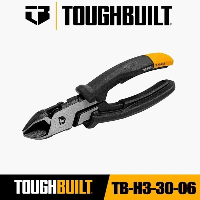 ToughBuilt 6" Diagonal Cutting Pliers | Labor-Saving General Purpose Hand Tool | TB-H3-30-06