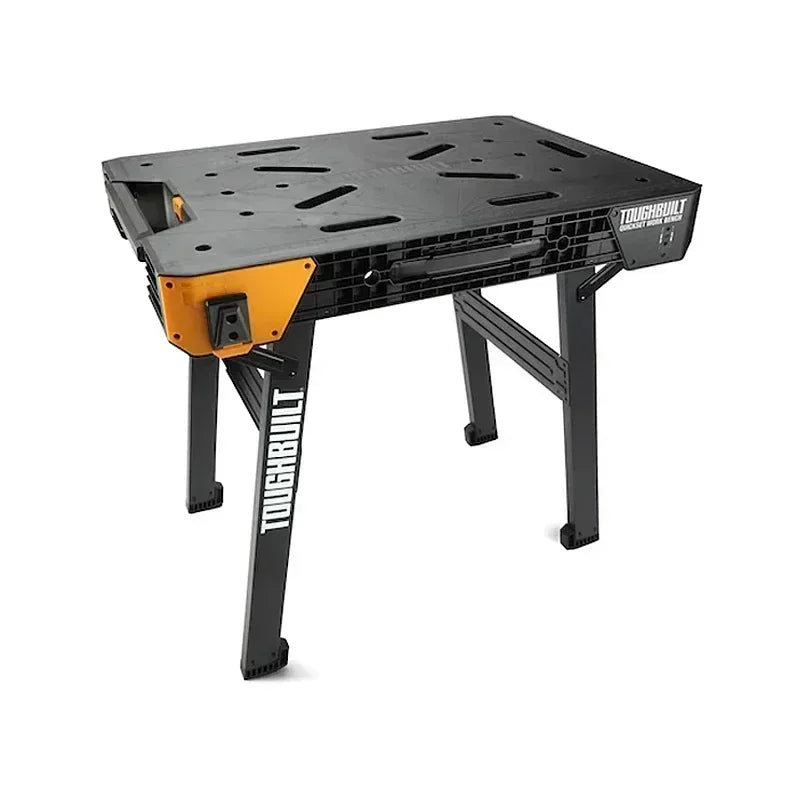 ToughBuilt QuickSet Work Bench | Portable Folding Job Site Table with 1,000 lb Capacity