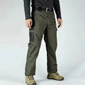 Men's Waterproof Multi-Pocket Cargo Pants | Straight-Leg Work & Outdoor Trousers — S to 3XL