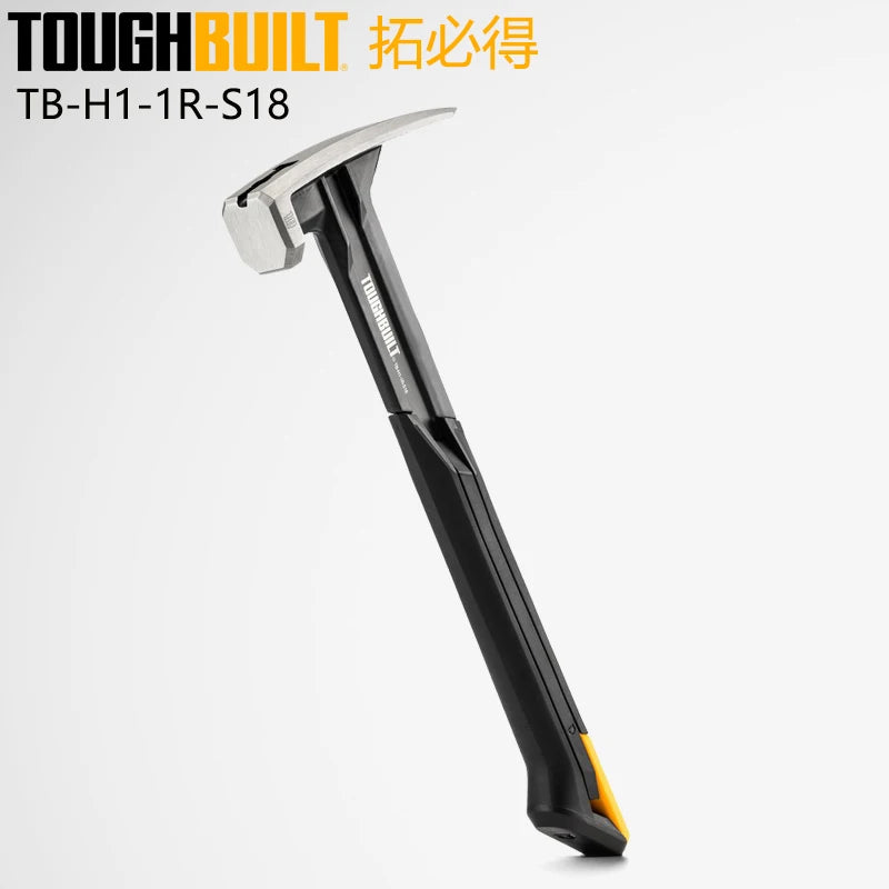 ToughBuilt Steel Rip Hammer | Smooth Face with Magnetic Nail Starter — 16 oz & 18 oz