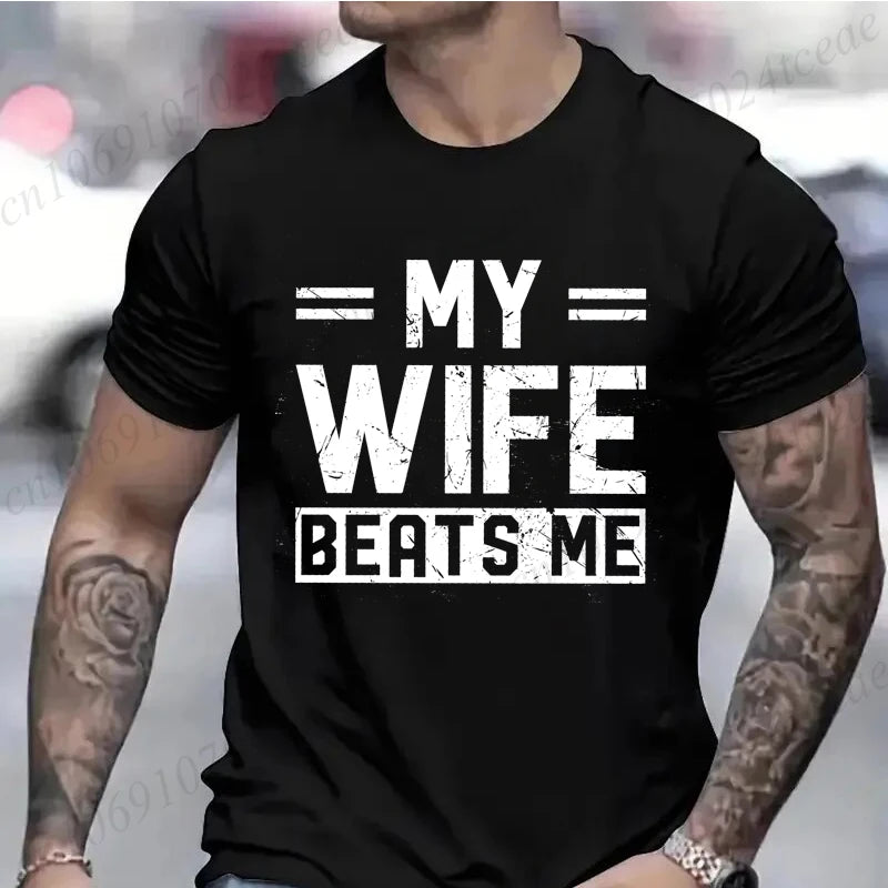Men's Funny Husband Graphic T-Shirt | Short Sleeve Cotton Novelty Tee — S to 5XL