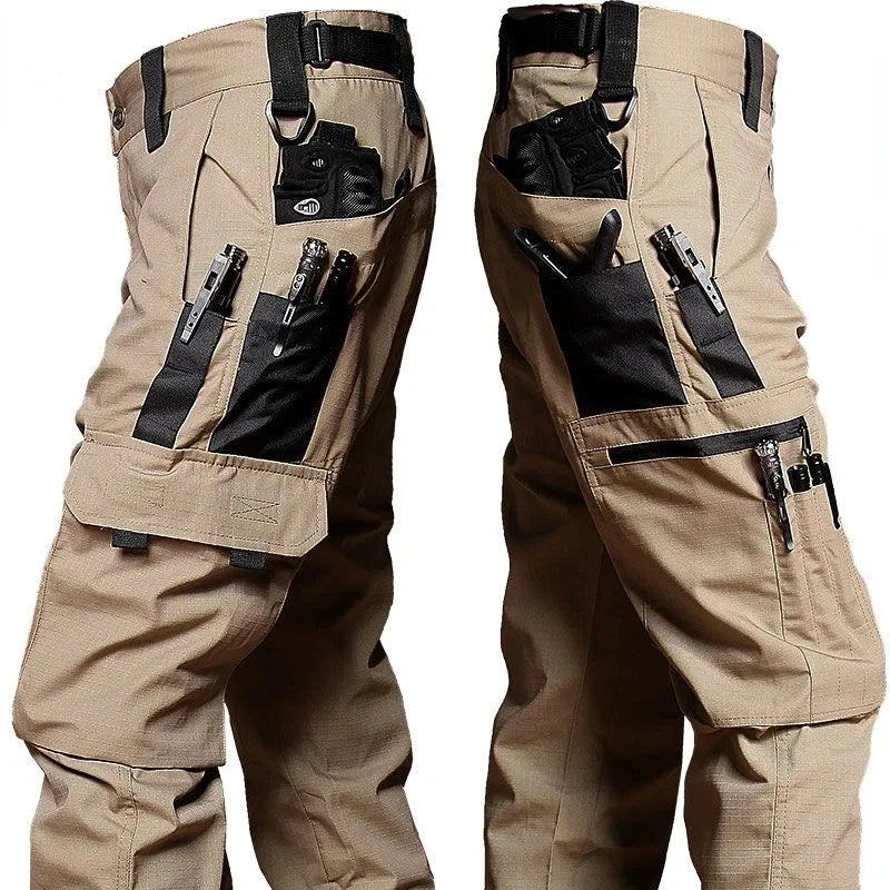 Pro Wear-Resistant Cargo Work Pants | Multi-Pocket Tactical Trousers for Outdoor & Daily Wear