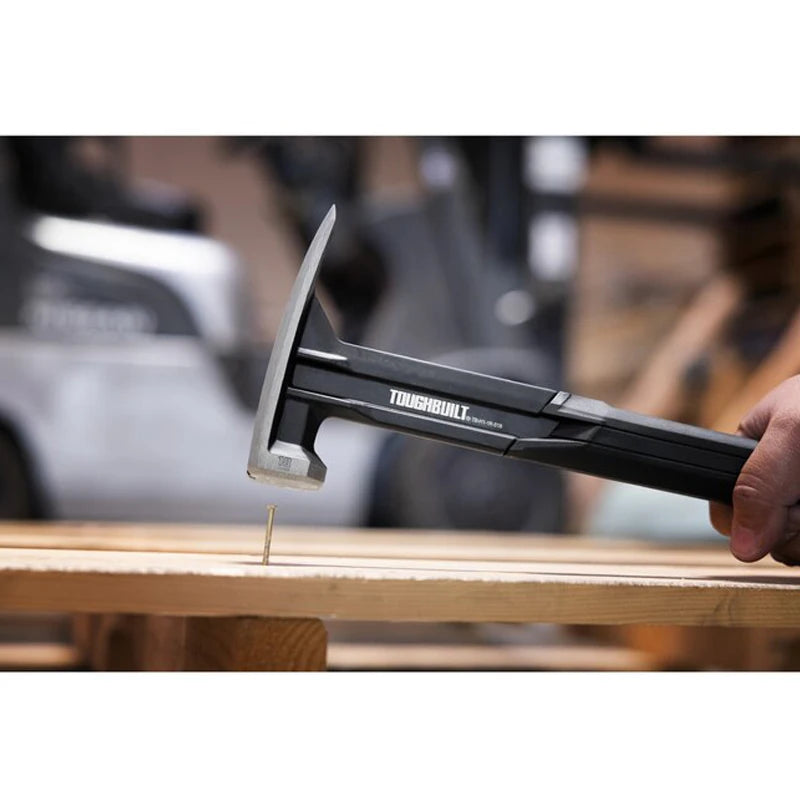 ToughBuilt Steel Rip Hammer | Smooth Face with Magnetic Nail Starter — 16 oz & 18 oz