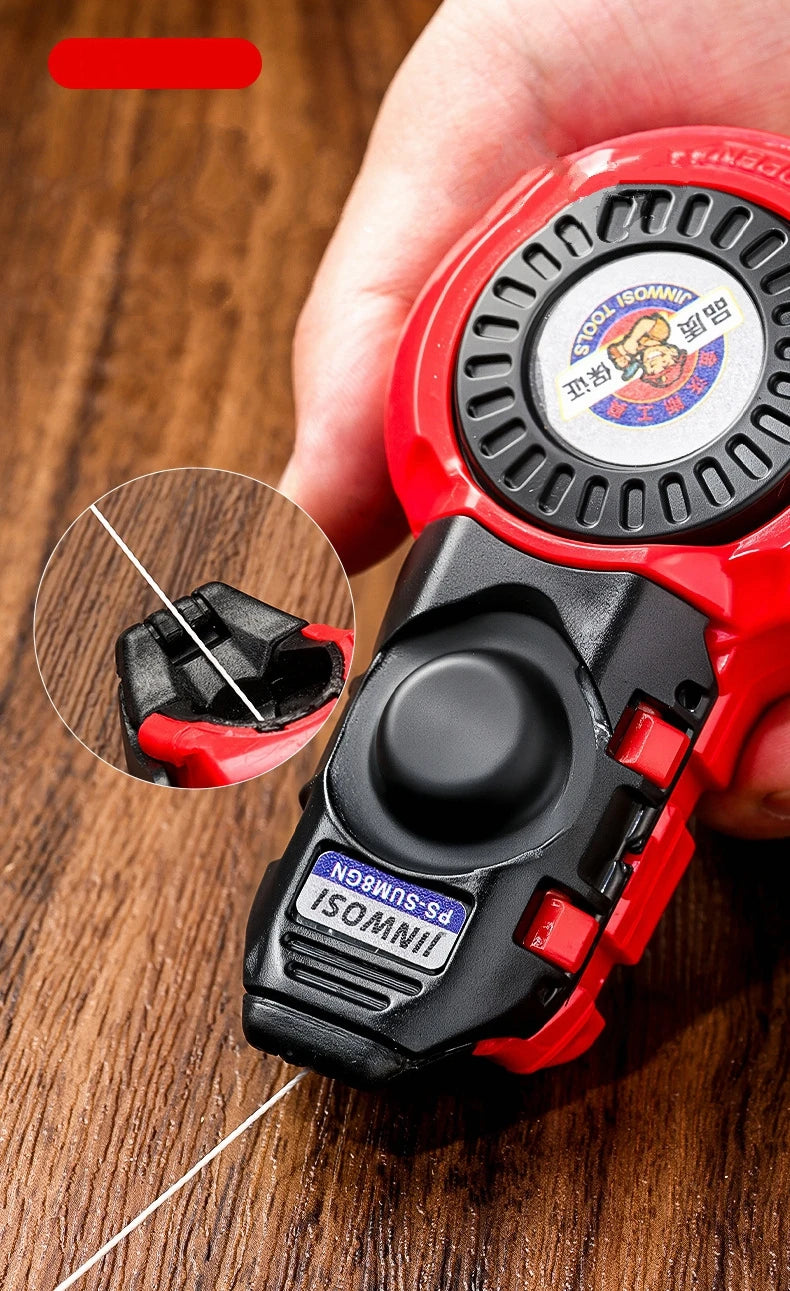 Pro Carpenter Ink Marker & Chalk Line | Manual Woodworking Layout Tool — Type A & Type B