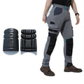 Pro Knee Pad Work Pants | Polycotton Twill Trousers with EVA Knee Pads & Reflective Tapes
