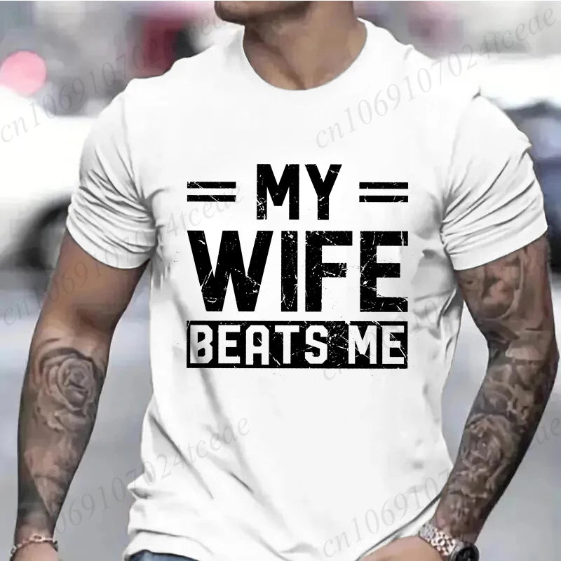 Men's Funny Husband Graphic T-Shirt | Short Sleeve Cotton Novelty Tee — S to 5XL
