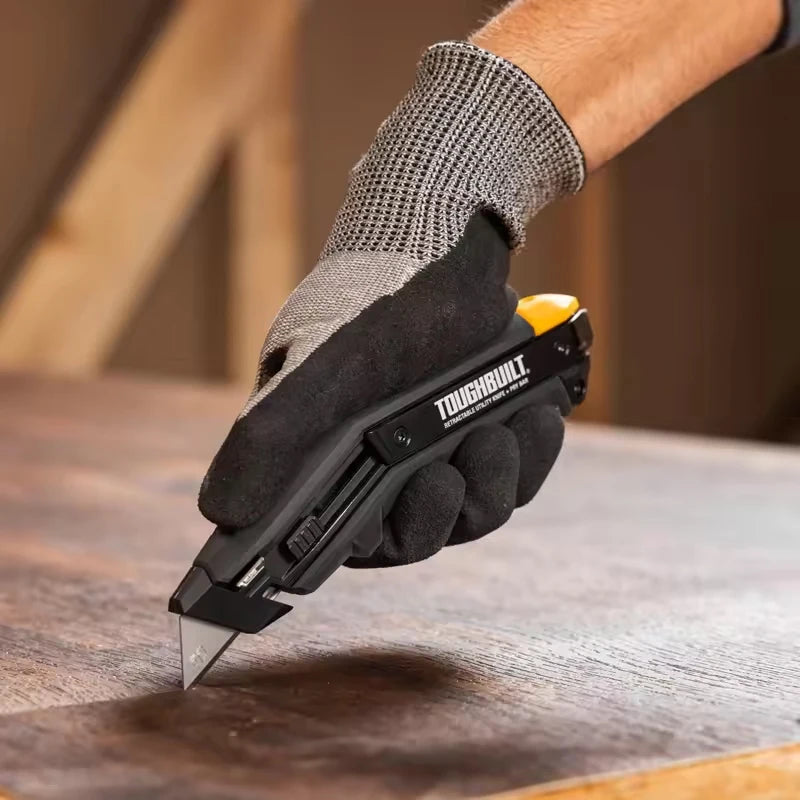 ToughBuilt Utility Knives & Replacement Blades | Auto-Load, Folding, Electrician & Scraper Models