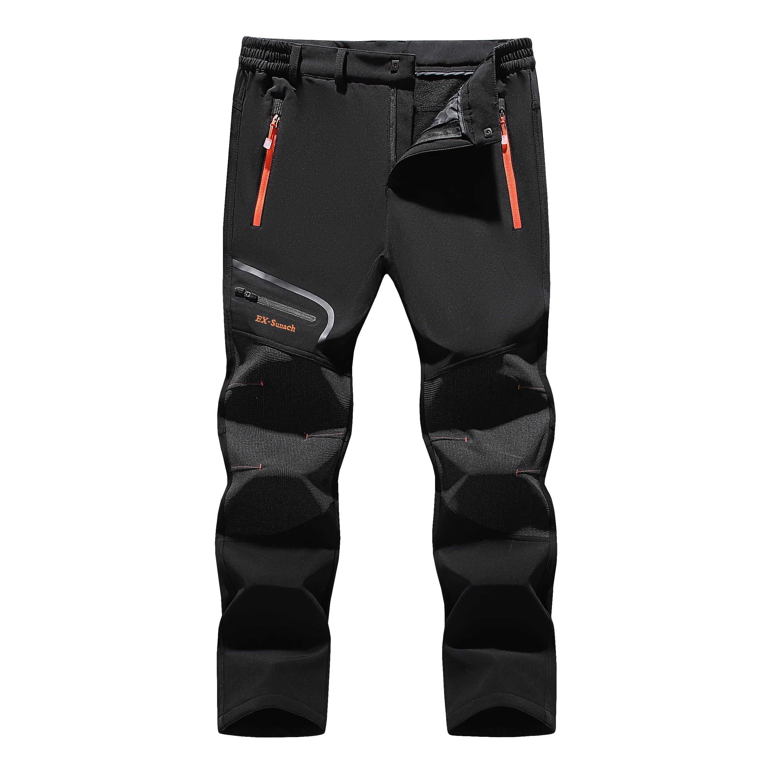 Pro Fleece-Lined Waterproof Work Pants | Thickened Winter Cargo Trousers for Outdoor Work