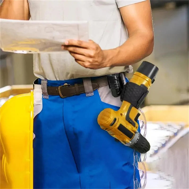 Pro Tool Holster | Multi-Function Belt Clip for Drill, Hammer & Wrench