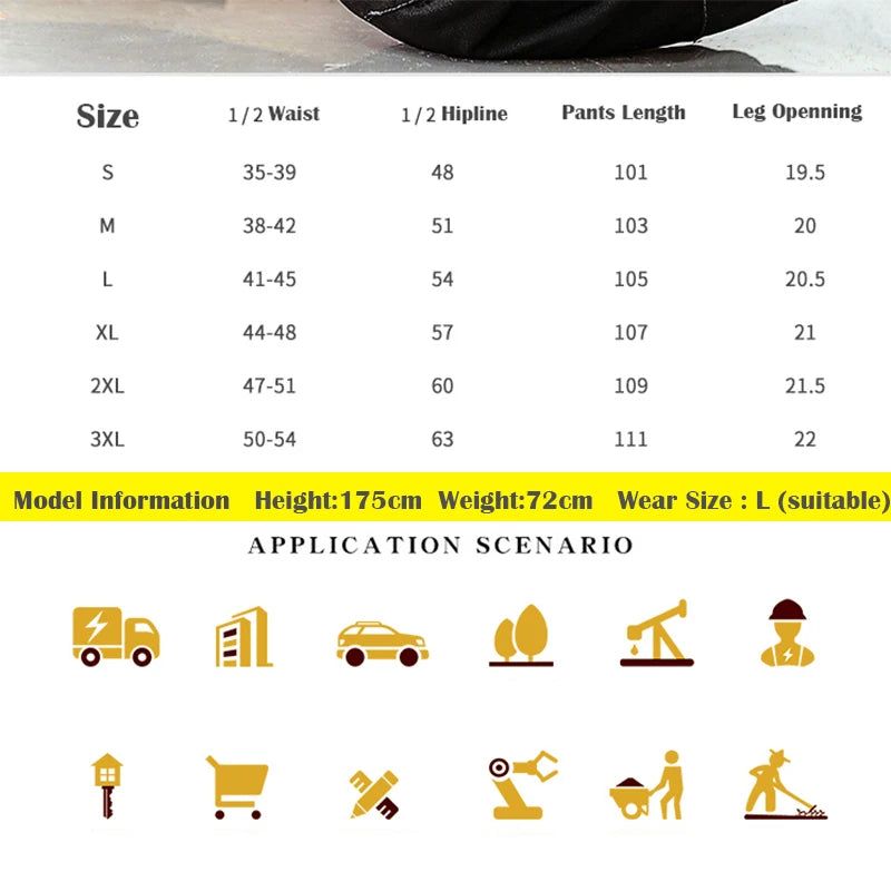 Pro Knee Pad Work Pants | Polycotton Twill Trousers with EVA Knee Pads & Reflective Tapes