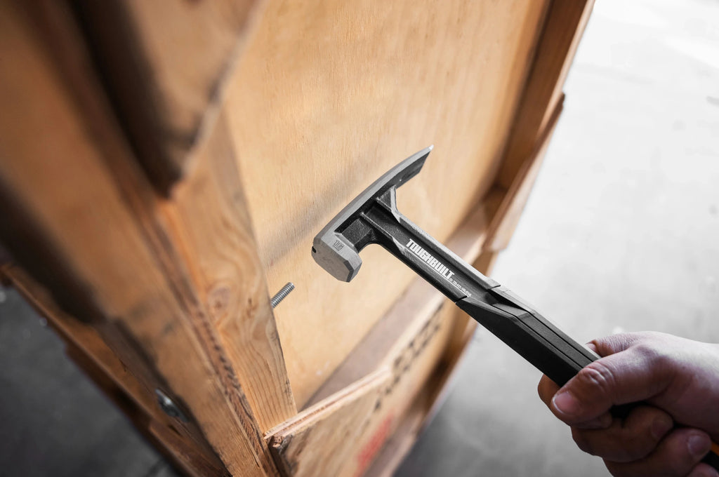 ToughBuilt Steel Rip Hammer | Titanium Steel Claw Hammer with Magnetic Nail Starter — 16 oz & 18 oz