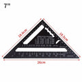 Aluminum Rafter Square | Triangle Ruler & Protractor for Woodworking & Framing