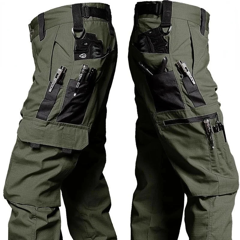 Pro Wear-Resistant Cargo Work Pants | Multi-Pocket Tactical Trousers for Outdoor & Daily Wear