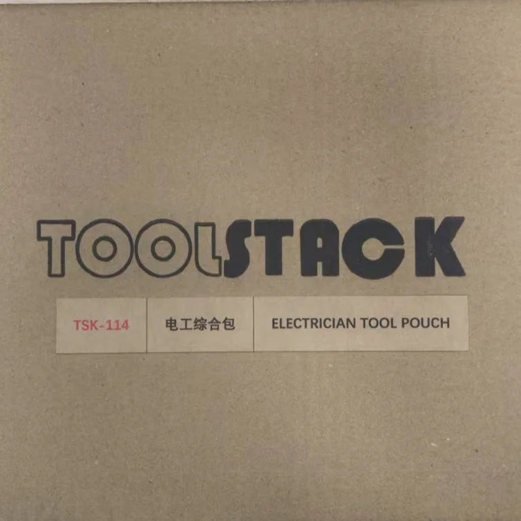 TOOLSTACK Carpenter Tool Pouch | Belt-Clip Hammer & Screwdriver Bag