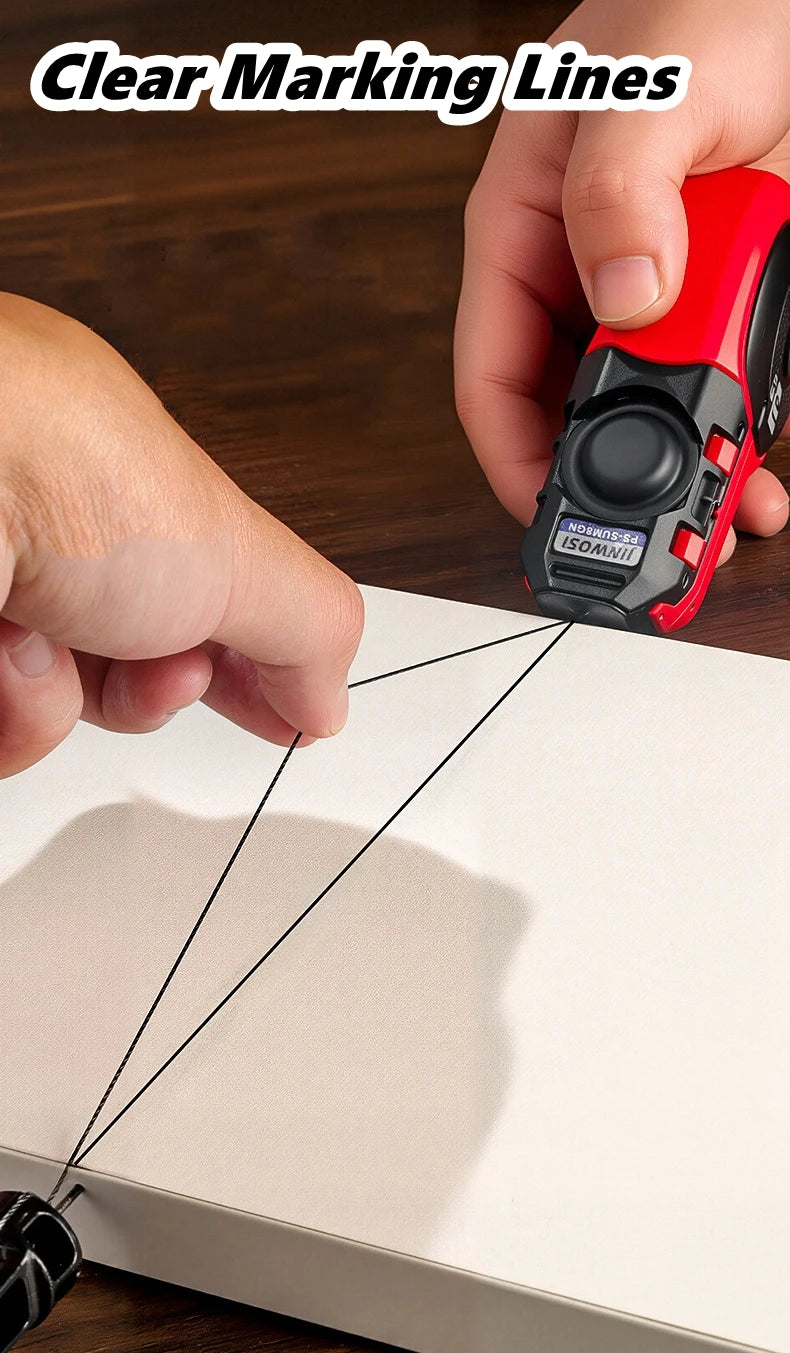 Pro Carpenter Ink Marker & Chalk Line | Manual Woodworking Layout Tool — Type A & Type B