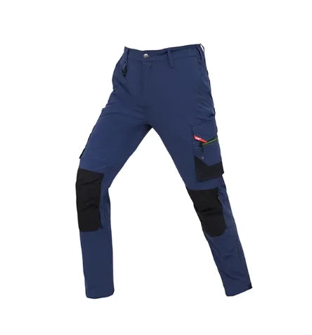 Men's Multi-Pocket Mechanic Work Pants | Wear-Resistant Cargo Trousers with Optional Kneepads — S to 3XL