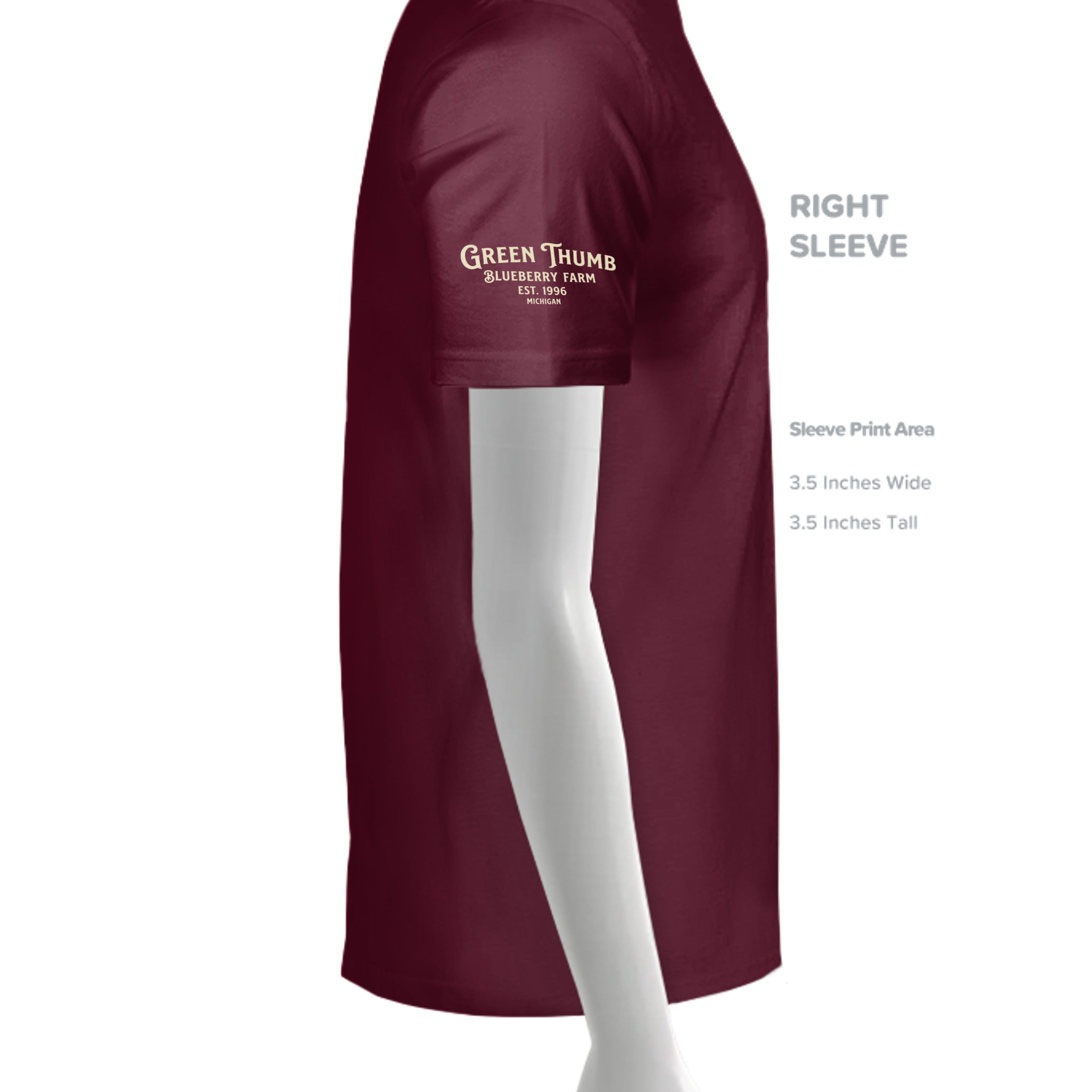 MAROON - G500 - SLEEVE_RIGHT