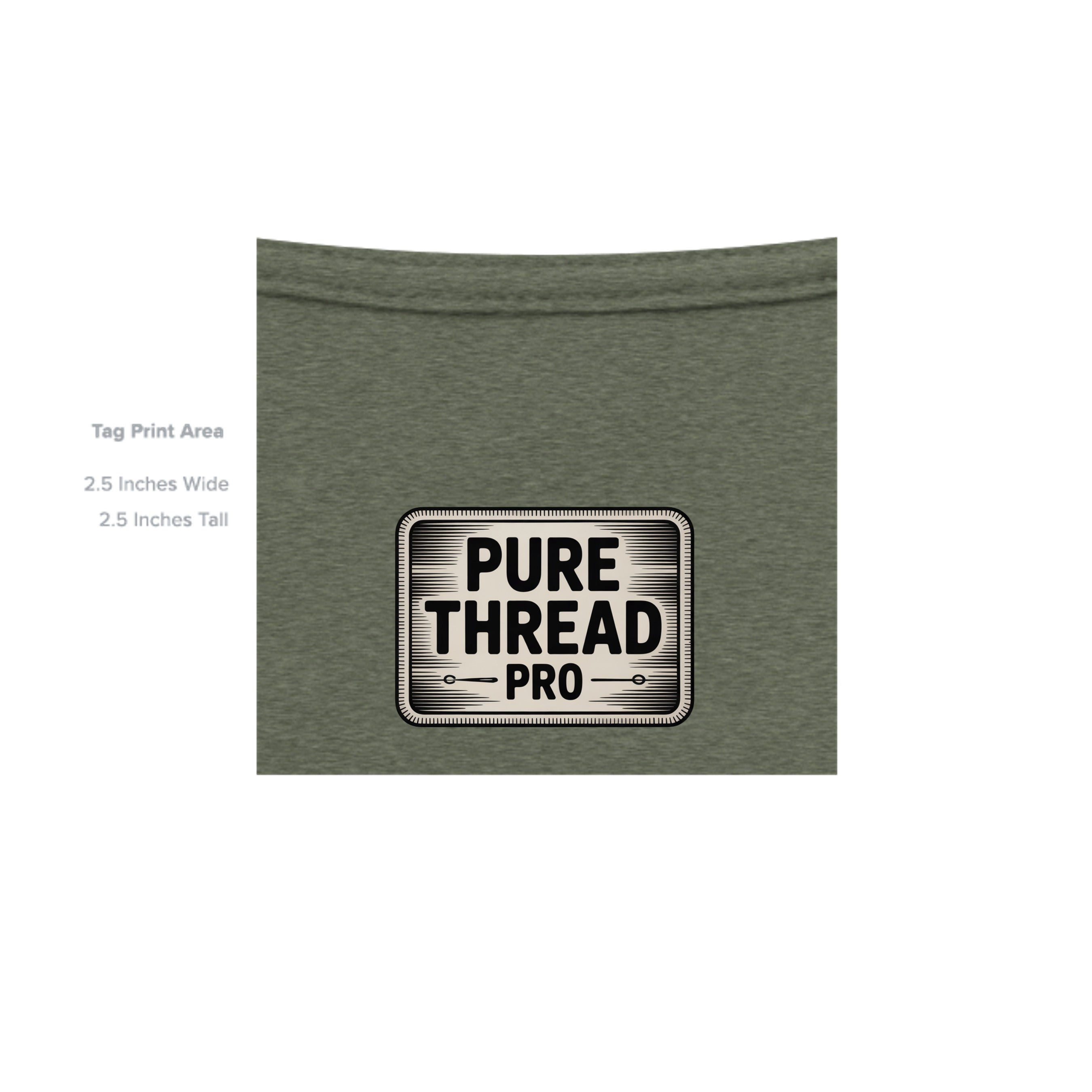 HEATHER MILITARY GREEN - G500 - INSIDE_TAG_LINE
